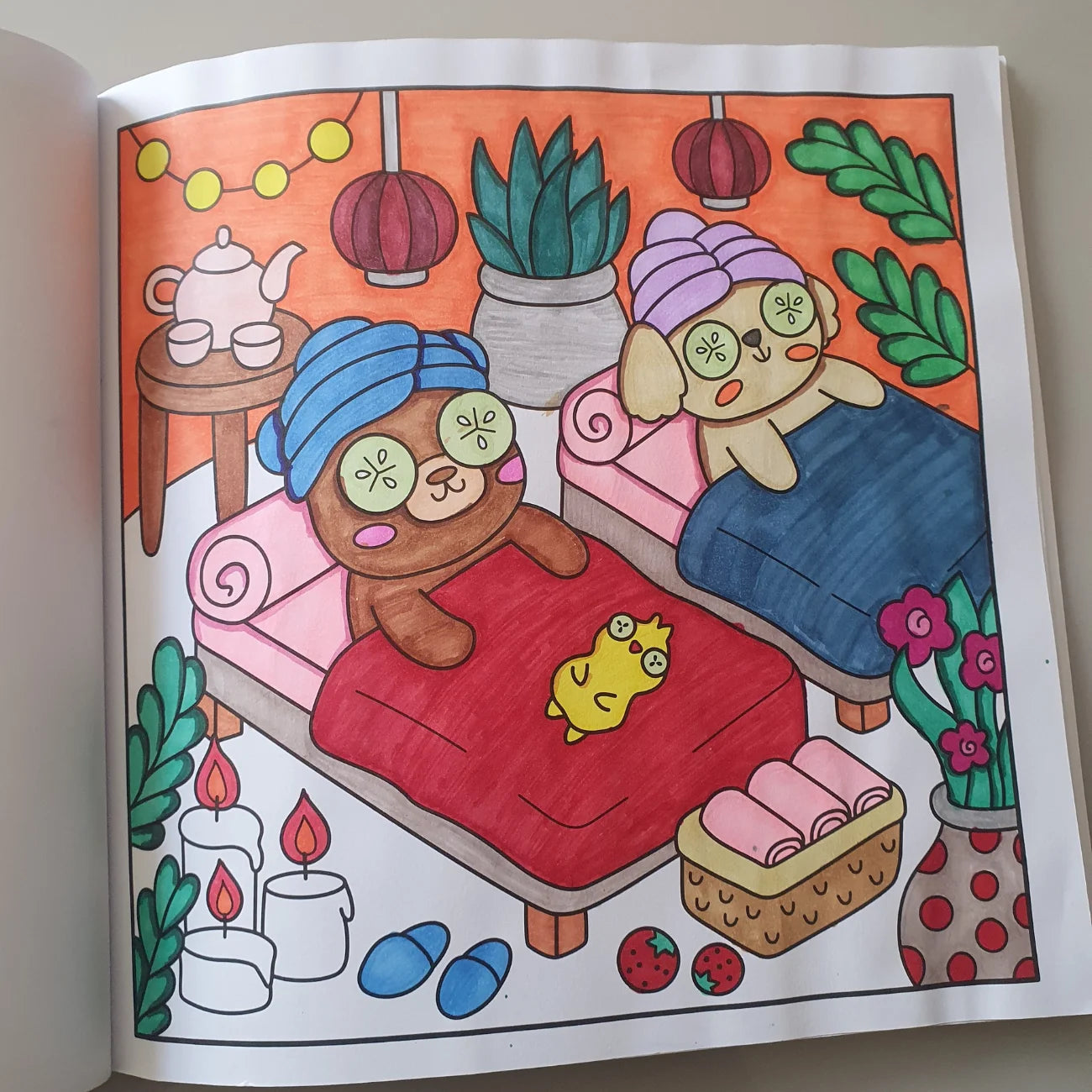 Livro de Colorir Comfy Days 24 Páginas 120g