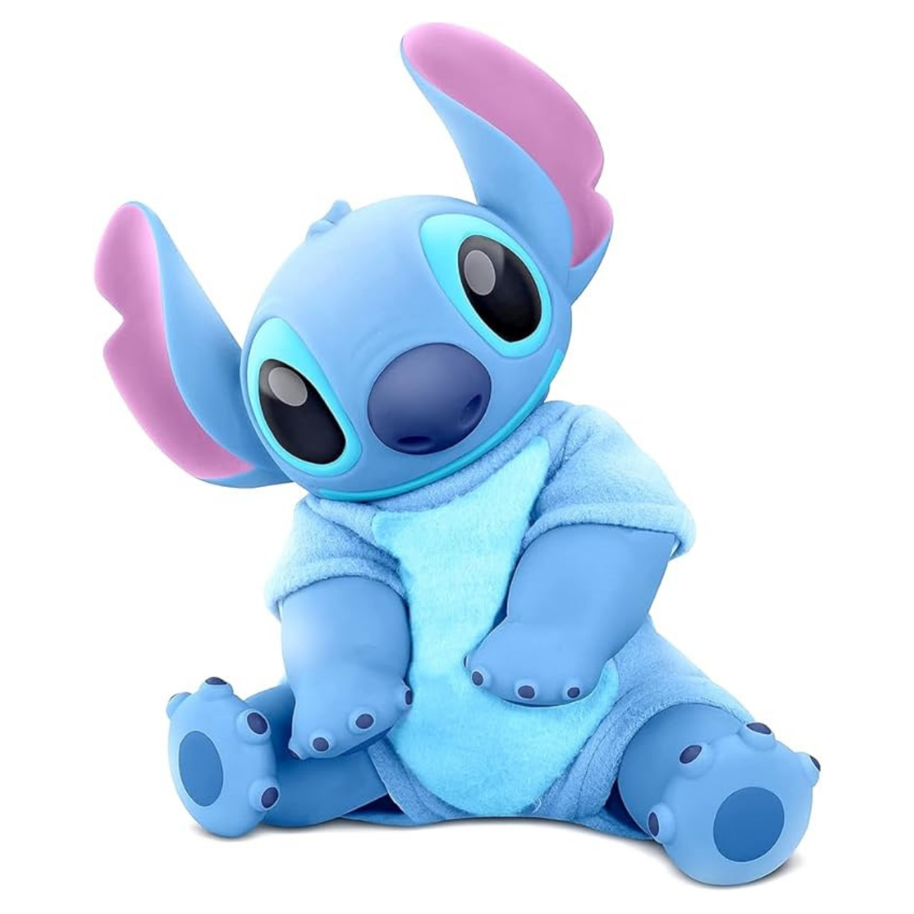 Boneco Stitch Pelúcia Original com Roupinha e Certidão de Nascimento Disney Roma Brinquedos