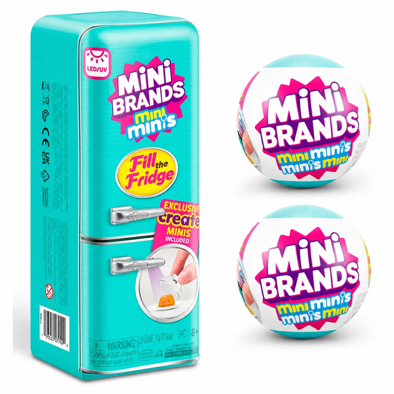 Mini Geladeira Brinquedo Realista com Miniaturas para Colecionar | Fill The Fridge™ Bramble