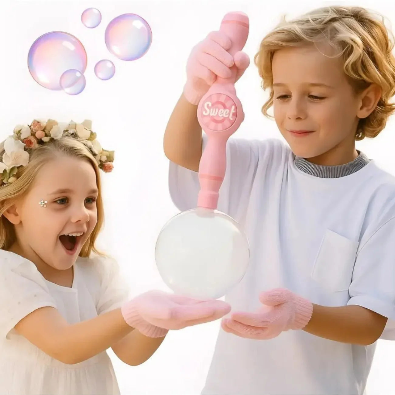 Varinha Lançadora de Bolhas Mágicas de Sabão Bramble