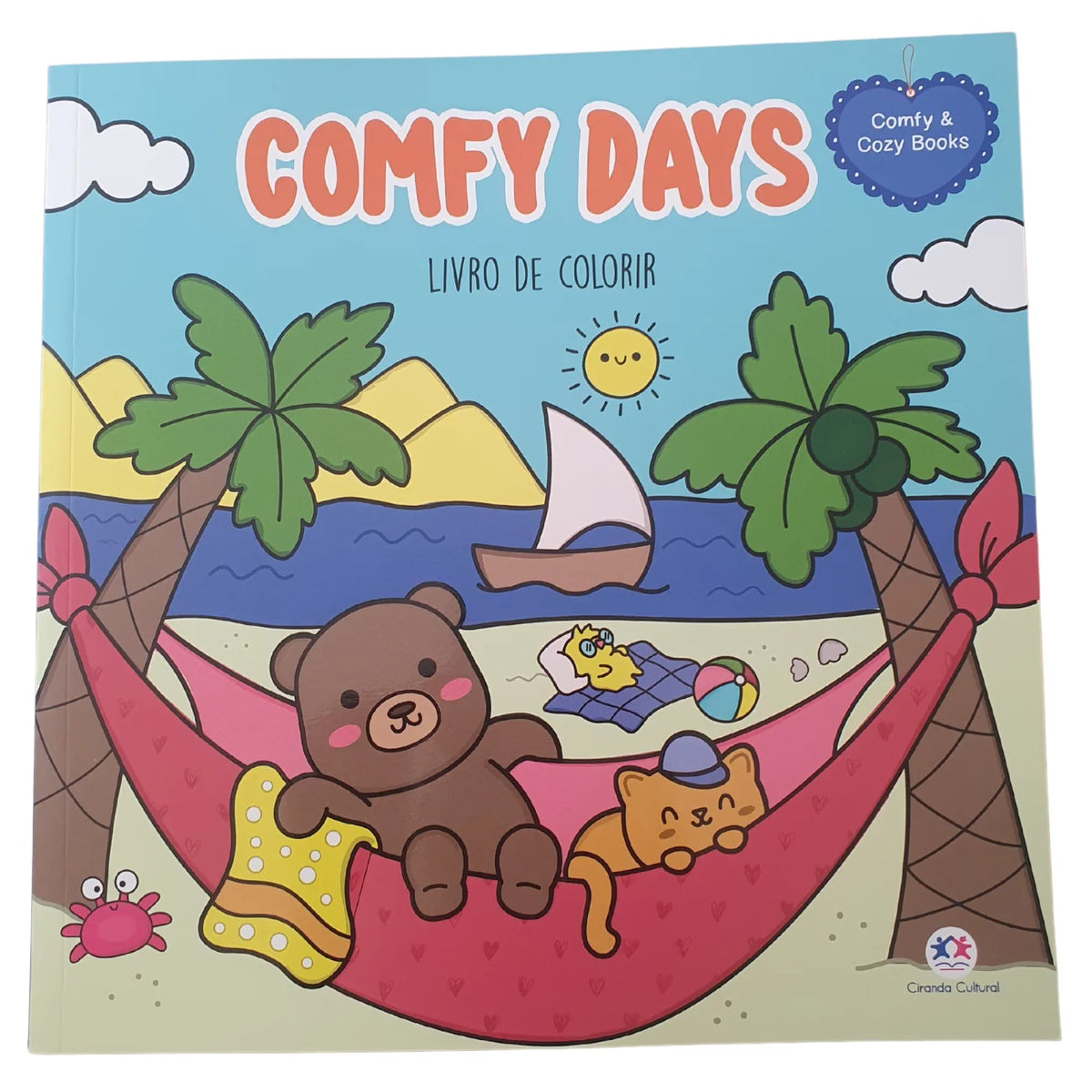 Livro de Colorir Comfy Days 24 Páginas 120g
