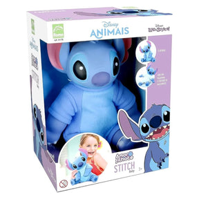 Pelúcia Stitch com Roupinha e Certidão de Nascimento Macio e Cheiroso Disney