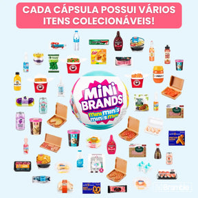 Mini Geladeira Brinquedo Realista com Miniaturas para Colecionar | Fill The Fridge™ Bramble
