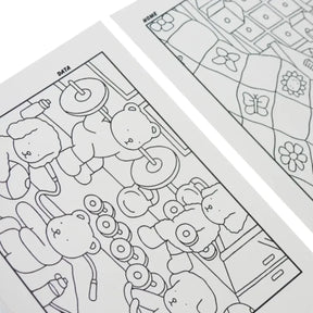 Cards Colecionáveis Bobbie Goods com Desenhos Surpresas Para Colorir