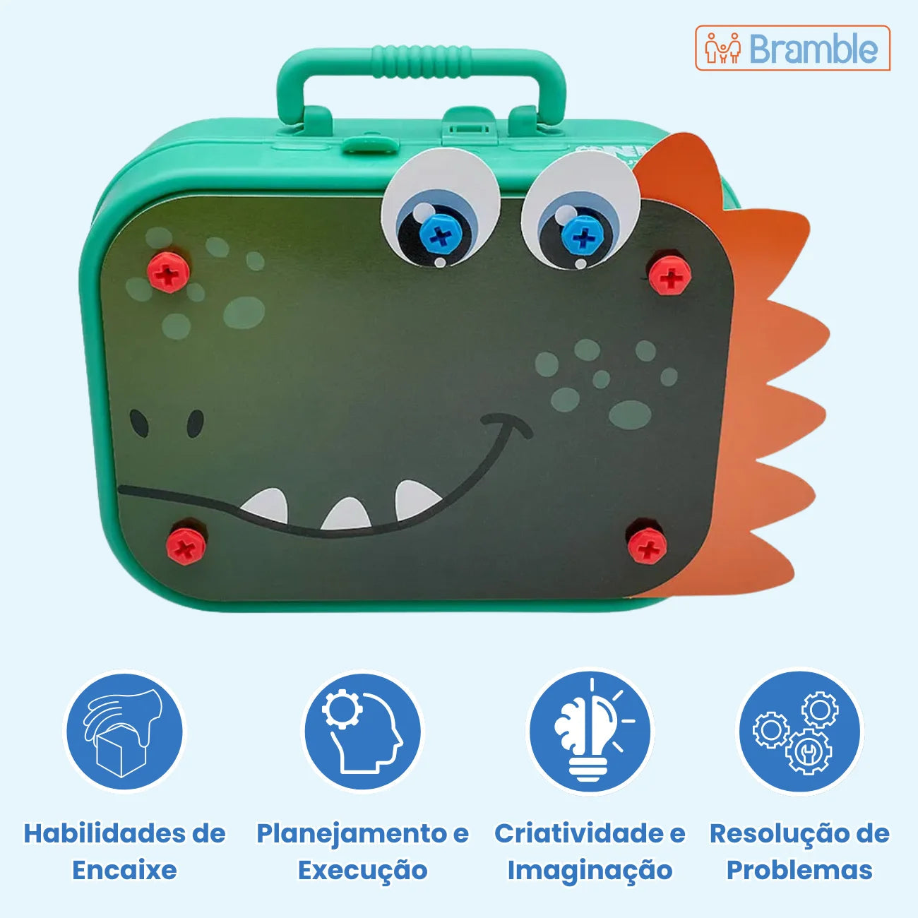 Kit Ferramentas Brinquedo Infantil com Parafusadeira e Maleta 228 Peças Letron