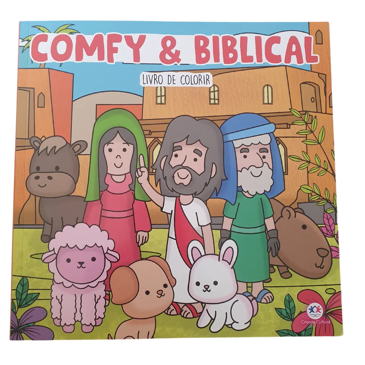Livro de Colorir Comfy Biblical 24 Páginas 120g