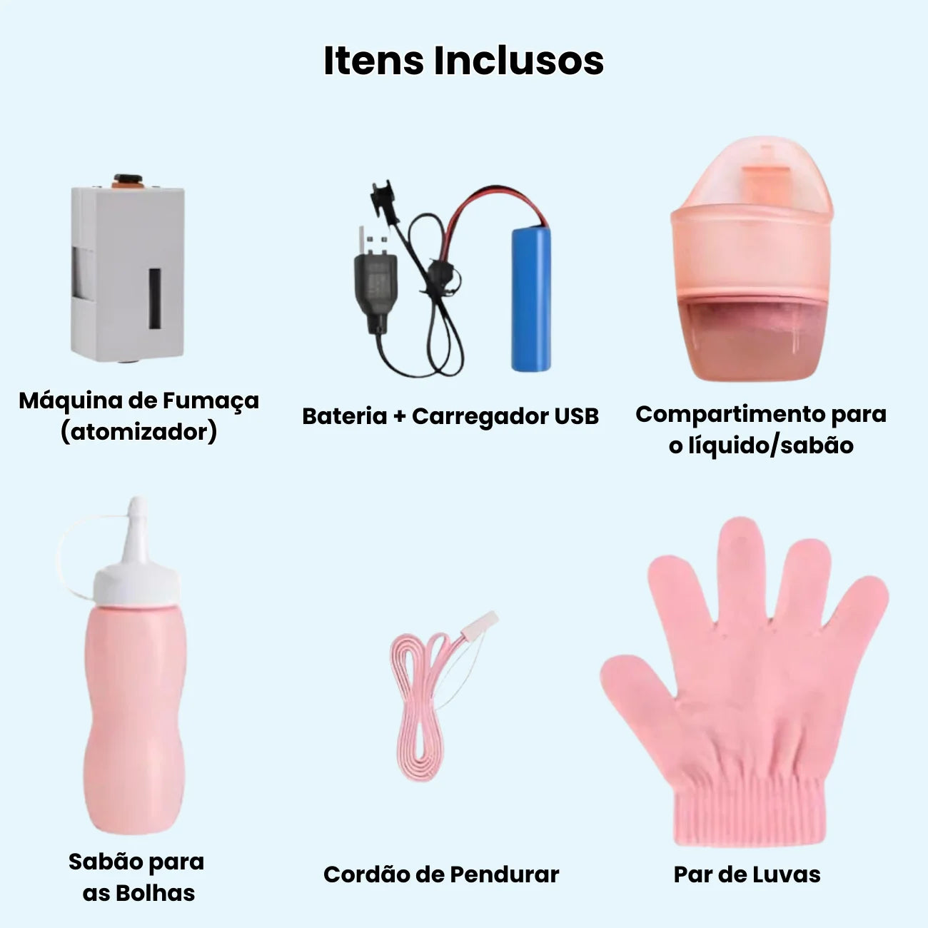 Varinha Lançadora de Bolhas Mágicas de Sabão Bramble