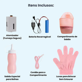 Varinha Mágica que Faz Bolhas com Fumaça Divertida Bramble