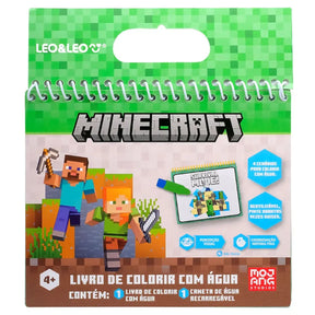 Aquabook Divertido: Livro de Colorir e Pintar com Água Reutilizável Leo e Leo