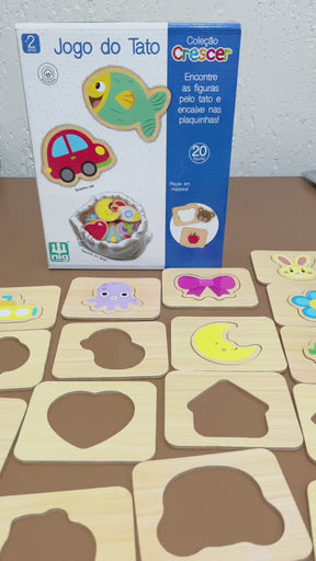 Jogo de Tato e Encaixar Peças Educativo e Divertido