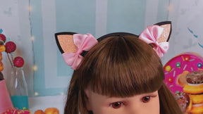 Boneca Bebê Reborn Realista 55cm com Acessórios Coelhinha