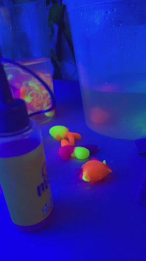 Kit Geleia Mágica Colorida Balde Grande Squishy Divertido