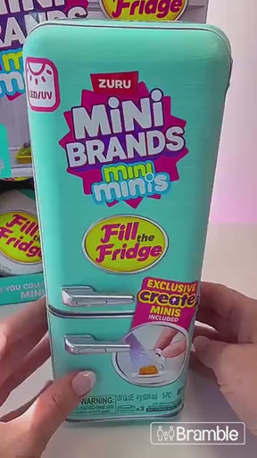 Mini Geladeira Brinquedo Realista com Miniaturas para Colecionar | Fill The Fridge™