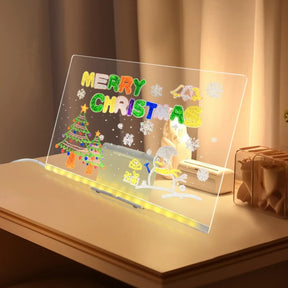 Quadro Mágico LED Educativo para Desenhos e Recados Criativos