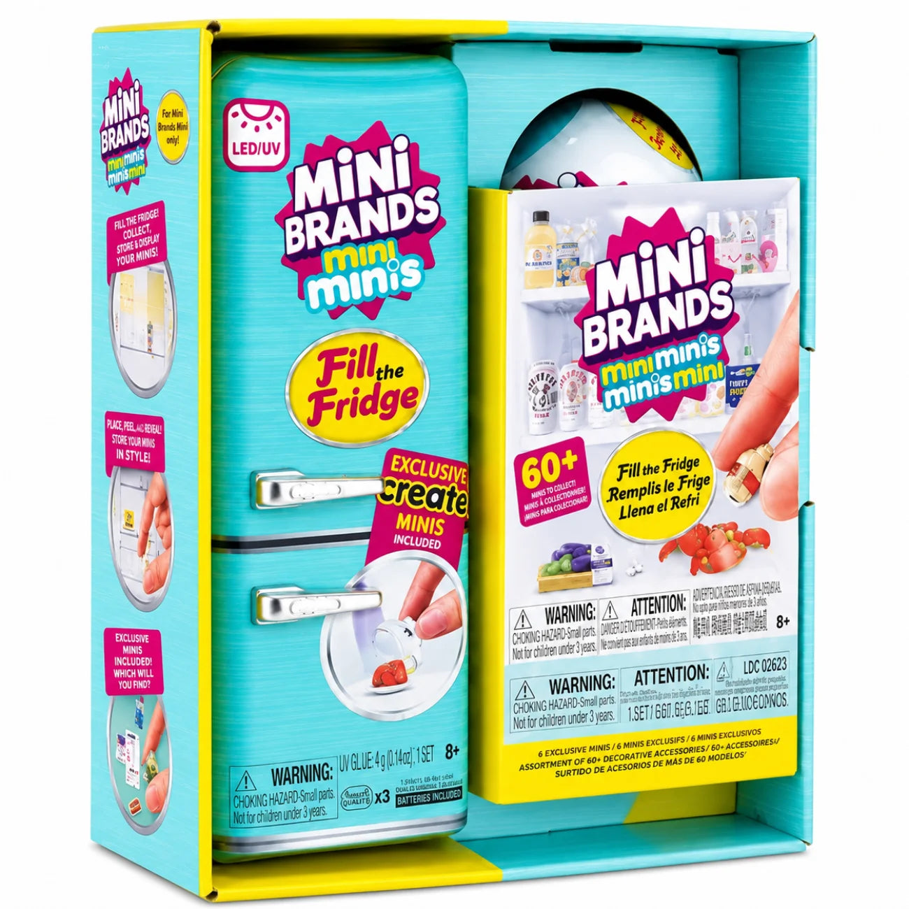 Mini Geladeira Brinquedo Realista com Miniaturas para Colecionar | Fill The Fridge™ Bramble